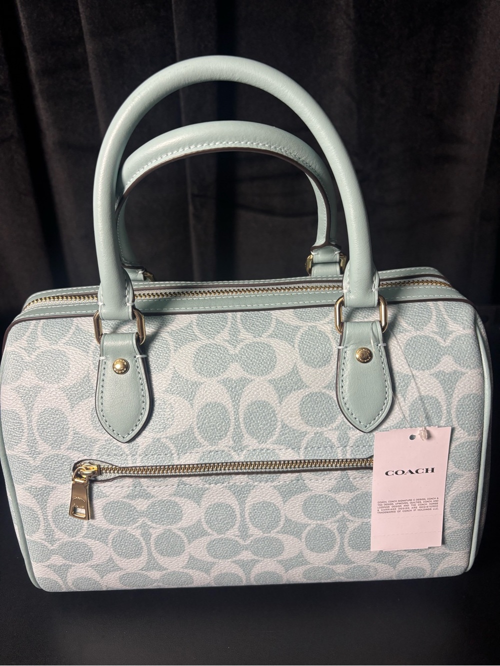 Coach Outlet Rowan Satchel Bag In Signature Canvas - Picture 5 of 9